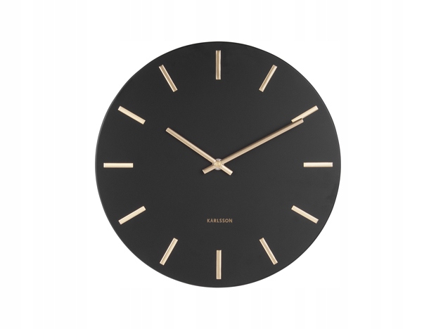 

Часы настенные Charm small черные Karlsson, 30 см