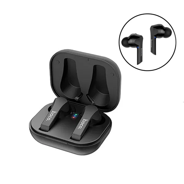 

Беспроводные Bluetooth наушники вакуумные TWS в кейсе HOCO Pleasure wireless headset ES34 Black