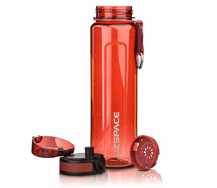 

Бутылка для воды ударопрочная Uzspace U-type 6020 1000 мл Red