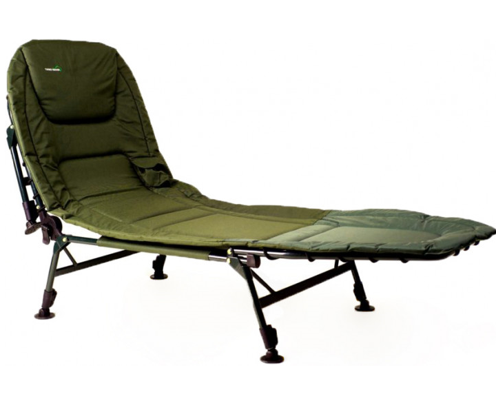 

Раскладушка шезлонг с чехлом Ranger Ground Contact RA 5508 9.2 кг Green