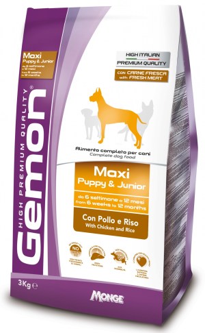 

Корм Gemon Dog Maxi Puppy & Junior курица с рисом 15 кг (70386234)