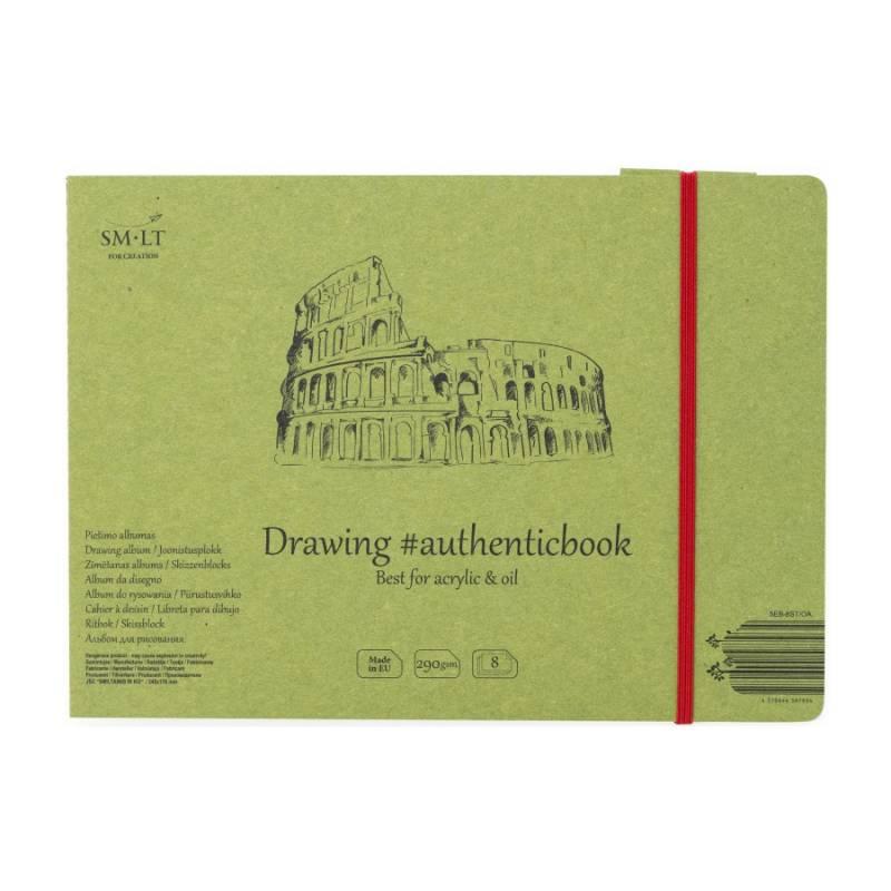 

Альбом для акрила и масла A5 Smiltainis AUTHENTIC 24,5x17,6см 290г/м2 8л (4770644587934)