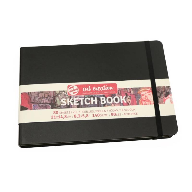 

Скетчбук Talens Art Creation 14,8x21см 140г/м2 80л черный (8712079392970)