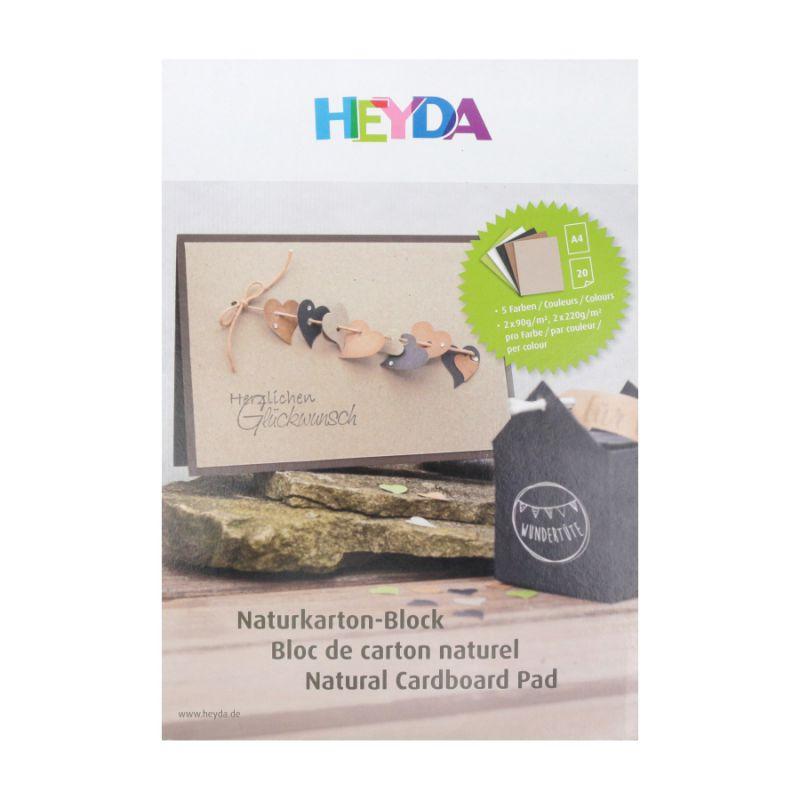 

Склейка цветного картона A4 Heyda 90г/м-220г/м 20л (4005329139512)
