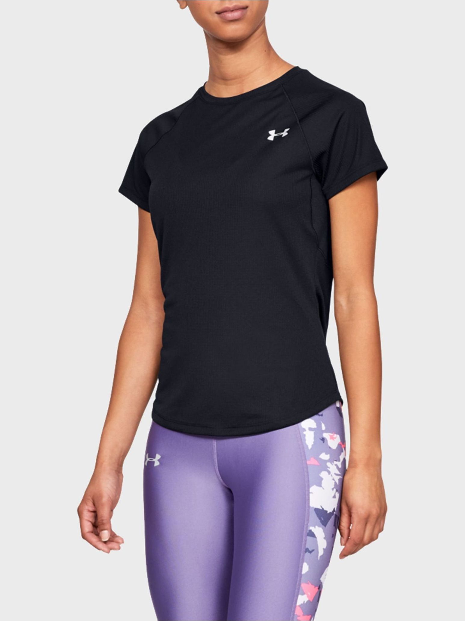 

Футболка Under Armour Ua Speed Stride Short Sleeve-Blk 1326462-001 XS Черная