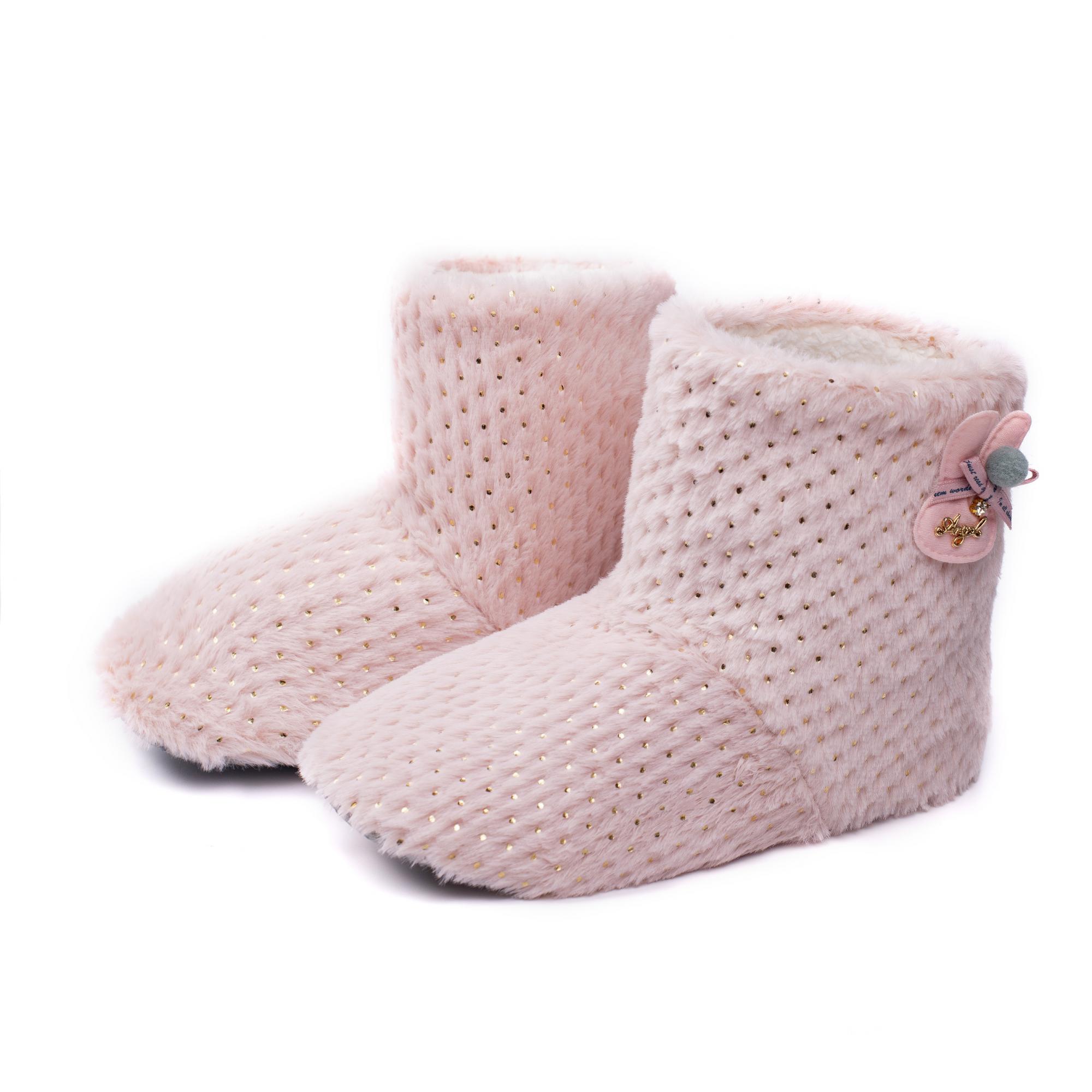 

Тапочки домашние Сапожки женские Twins Твинс CЖ-PRINT Pink флис р.40 (4799)