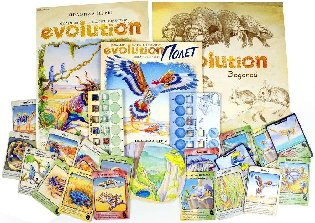 

Настольная игра Правильные игры Эволюция Естественный отбор. Полет (Evolution Flight)