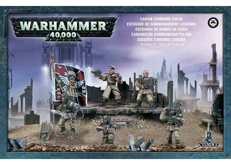 

Настольная игра Games Workshop Вархаммер 40000 Кадианский Командный Отряд (Warhammer 40000 Cadian Command Squad )