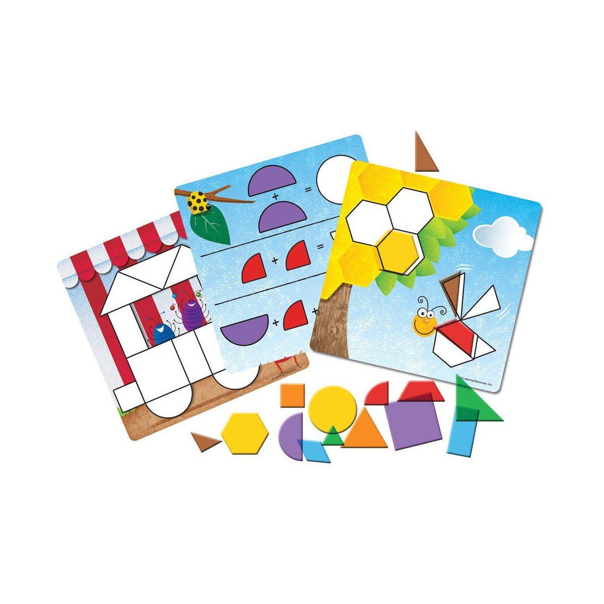 

Обучающий игровой набор Learning Resources Цветная геометрия LER1762