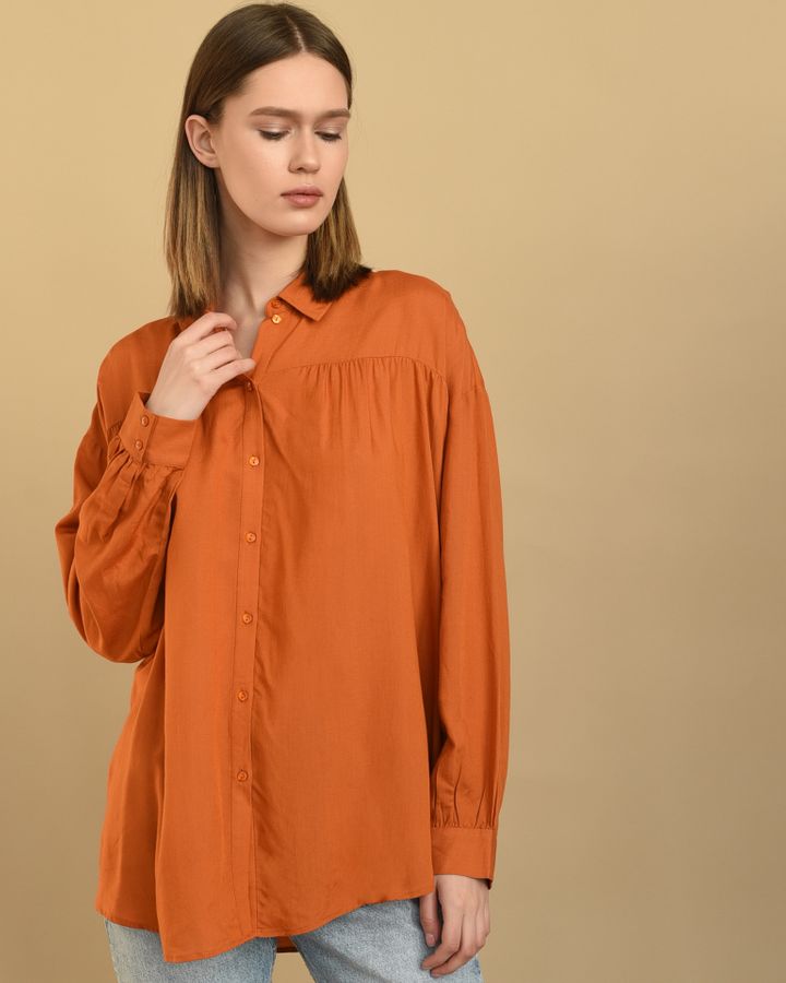 

Блузы с длинным рукавом Vero Moda Оранжевый M 2000001066850