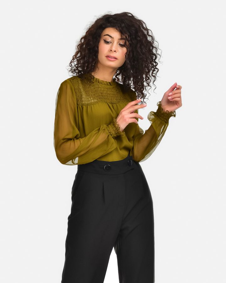 

Блузы с длинным рукавом Vero Moda Зелёный M 2000001070376