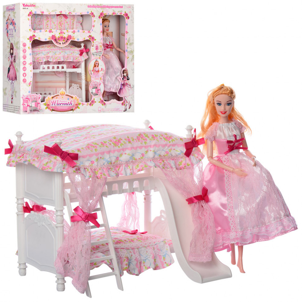 

Игровой набор BabyYes Спальня для куклы 6951-A (bc-by-291375)