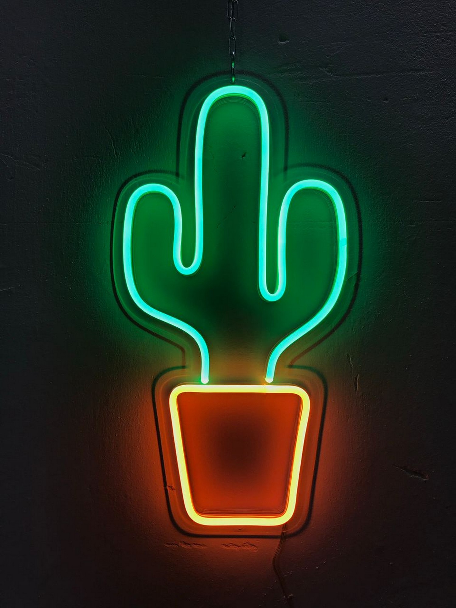 

Неоновый светильник Neon Lightning «Кактус в горшке»