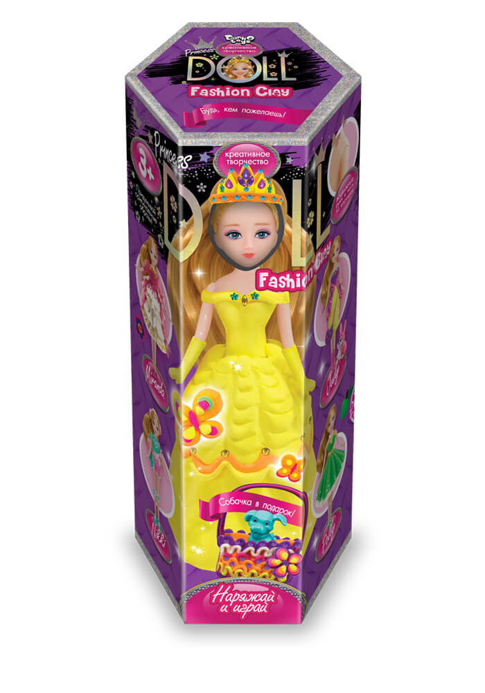 

Набор креативного творчества Летка из пластелина "Принцесса" Danko Toys (CLPD-01)