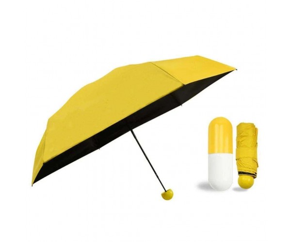 

Мини-зонт в капсуле Mini Capsule Umbrella Original | Карманный зонт-капсула Желтый