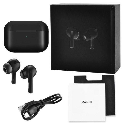 

Беспроводные bluetooth наушники Sensor Pro с кейсом беспроводная зарядка black