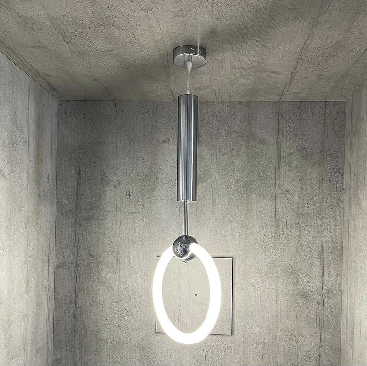 

Подвесной LED- светильник Diasha 22W/ хром (кольцо)