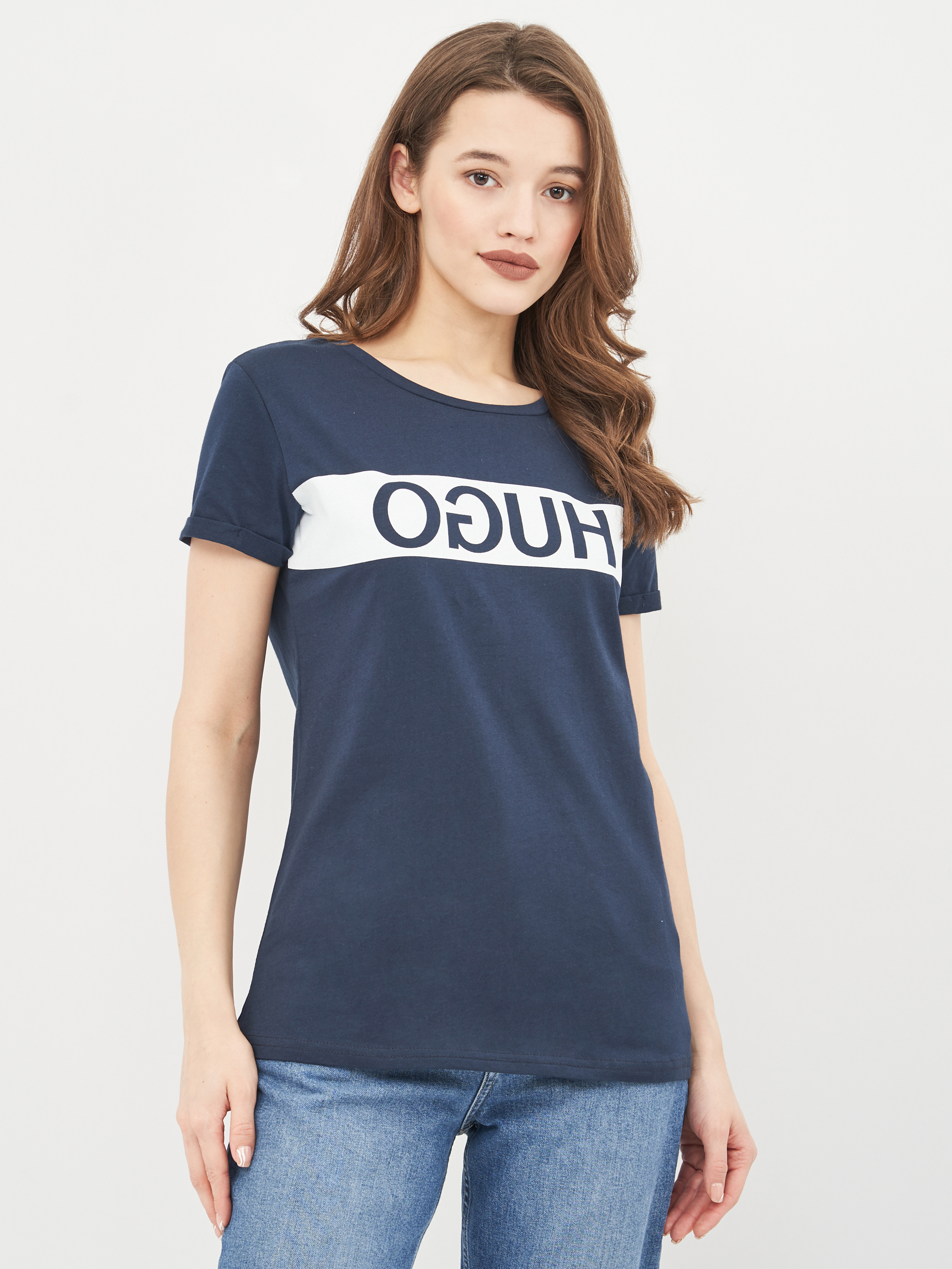 

Футболка Hugo Boss 10513.1 XS (40) Темно-синяя