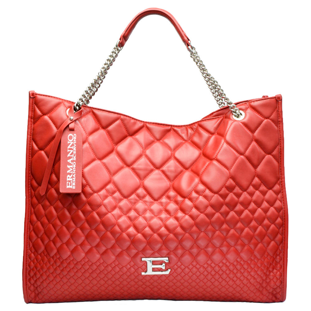 

Сумка Ermanno Scervino 12400356 стьобана червона