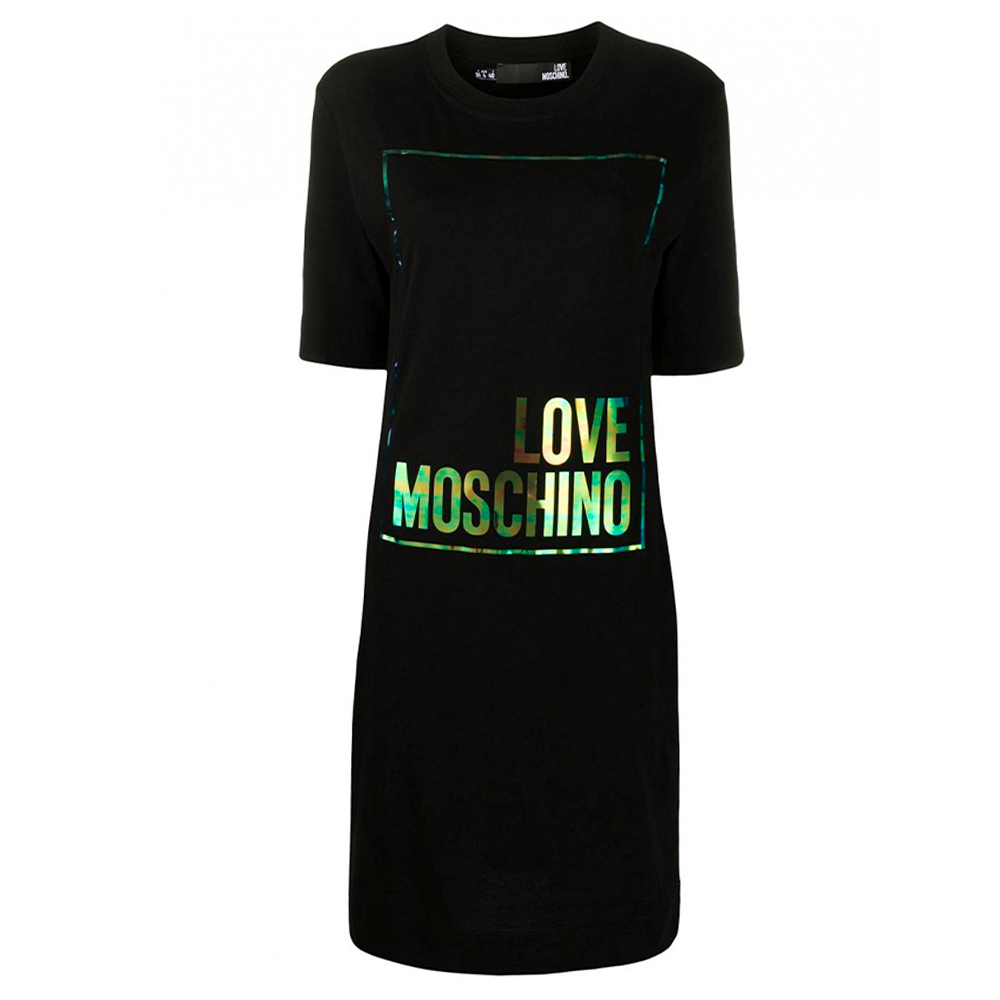 

Плаття Love Moschino W5B4902M4083  з лого чорне, Плаття Love Moschino W5B4902M4083 42 з лого чорне
