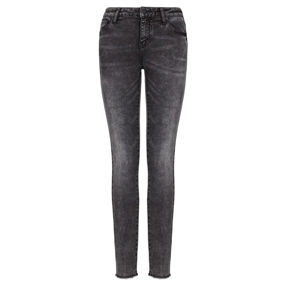 

Джинси Armani Exchange 6GYJ01Y2HMZ 28 лампаси з лого сірі