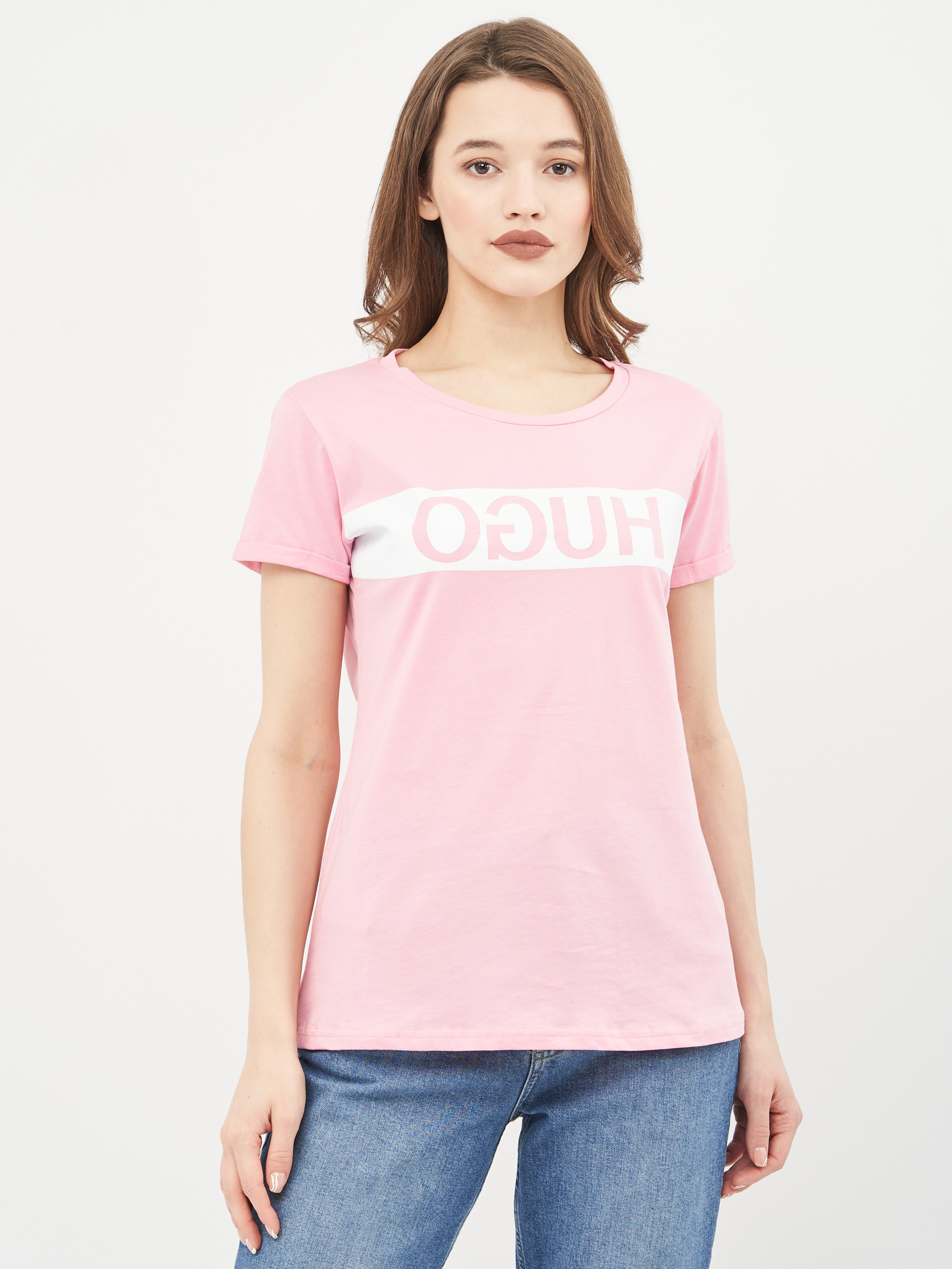

Футболка Hugo Boss 10513.4 XS (40) Розовая