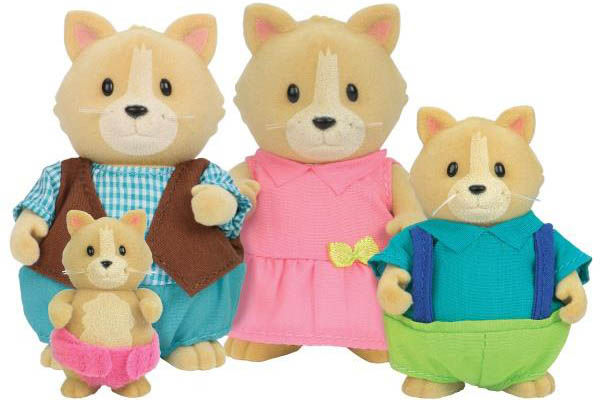 

Набор фигурок Li`l Woodzeez Семья котиков (6156Z)