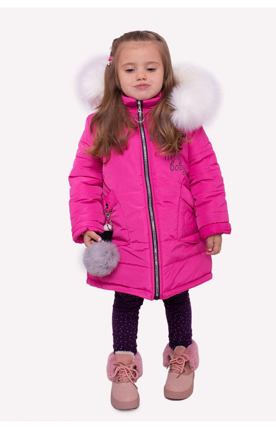 

Куртка для девочек Angelir Baby 122 см Фуксия