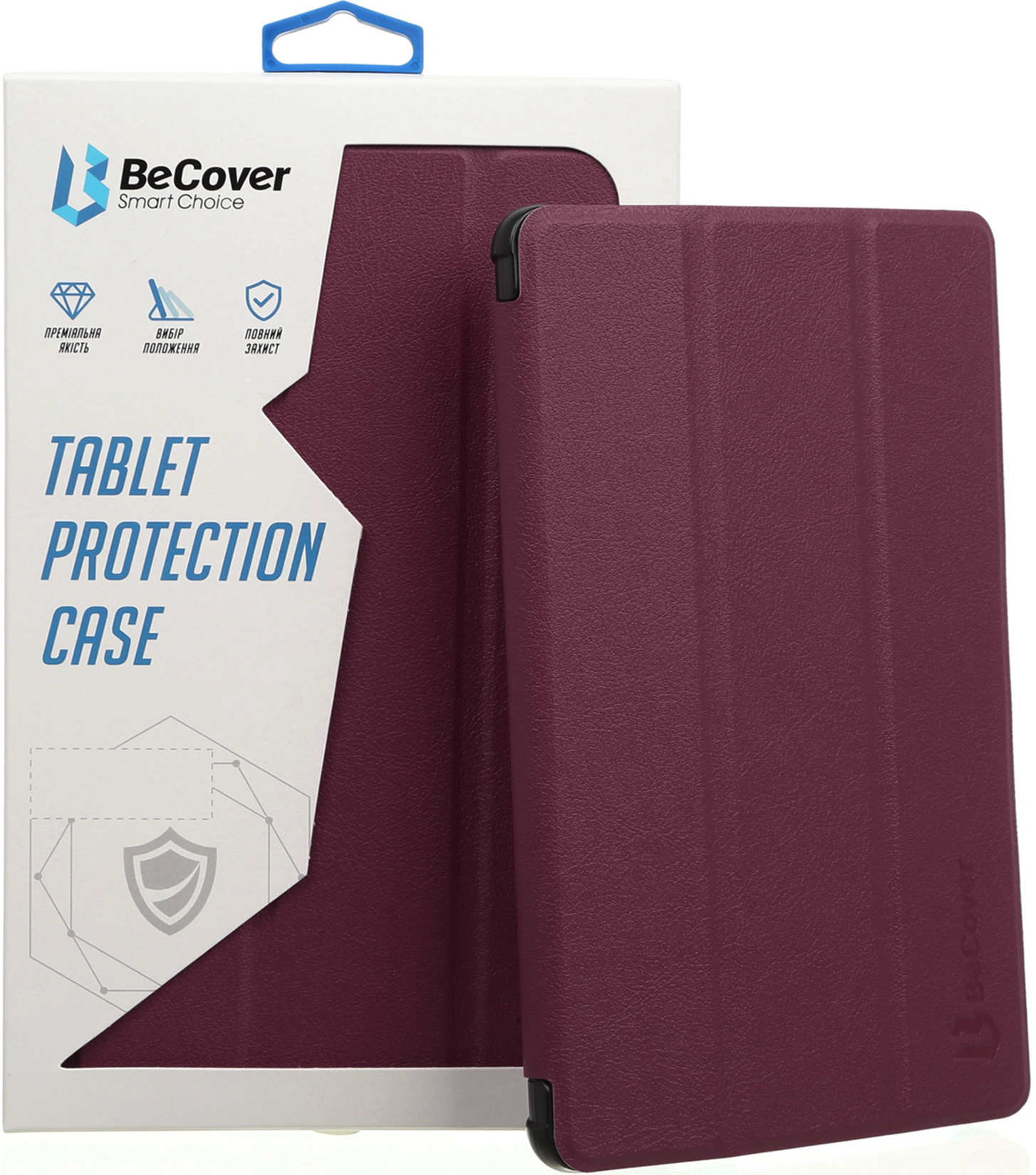 

Обкладинка BeCover Smart Case для Lenovo Tab M10 TB-X306F HD (2nd Gen) Red Wine