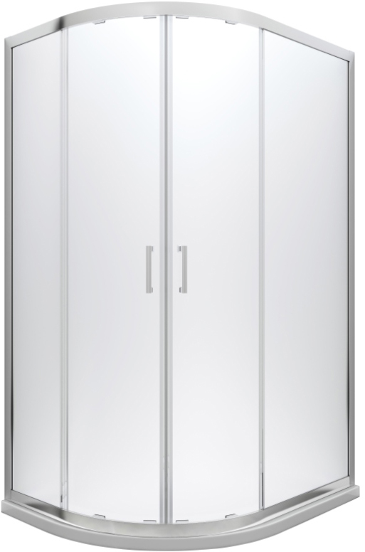 

Душевая кабина асимметричная BESCO Modern 120x90x185 прозрачная без поддона