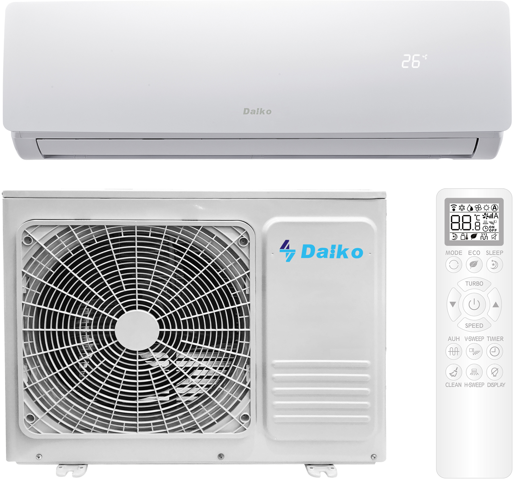 

Кондиционер Daiko ASP-H24CNX