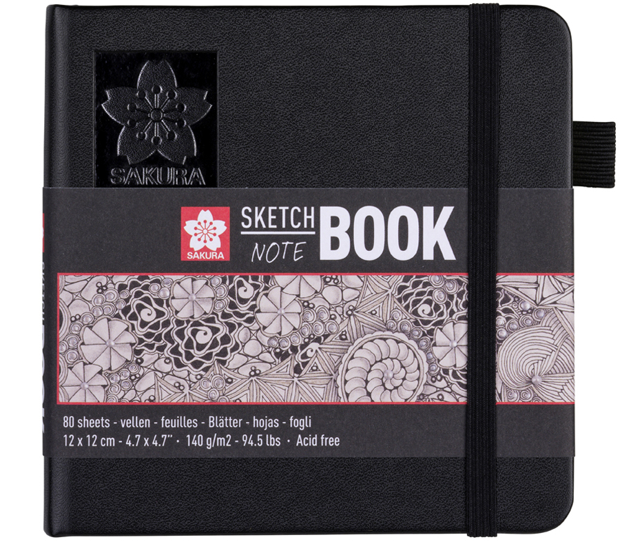 

Блокнот для графики Sakura Sketch 12х12см 140 г/м2 80 листов (94140002)