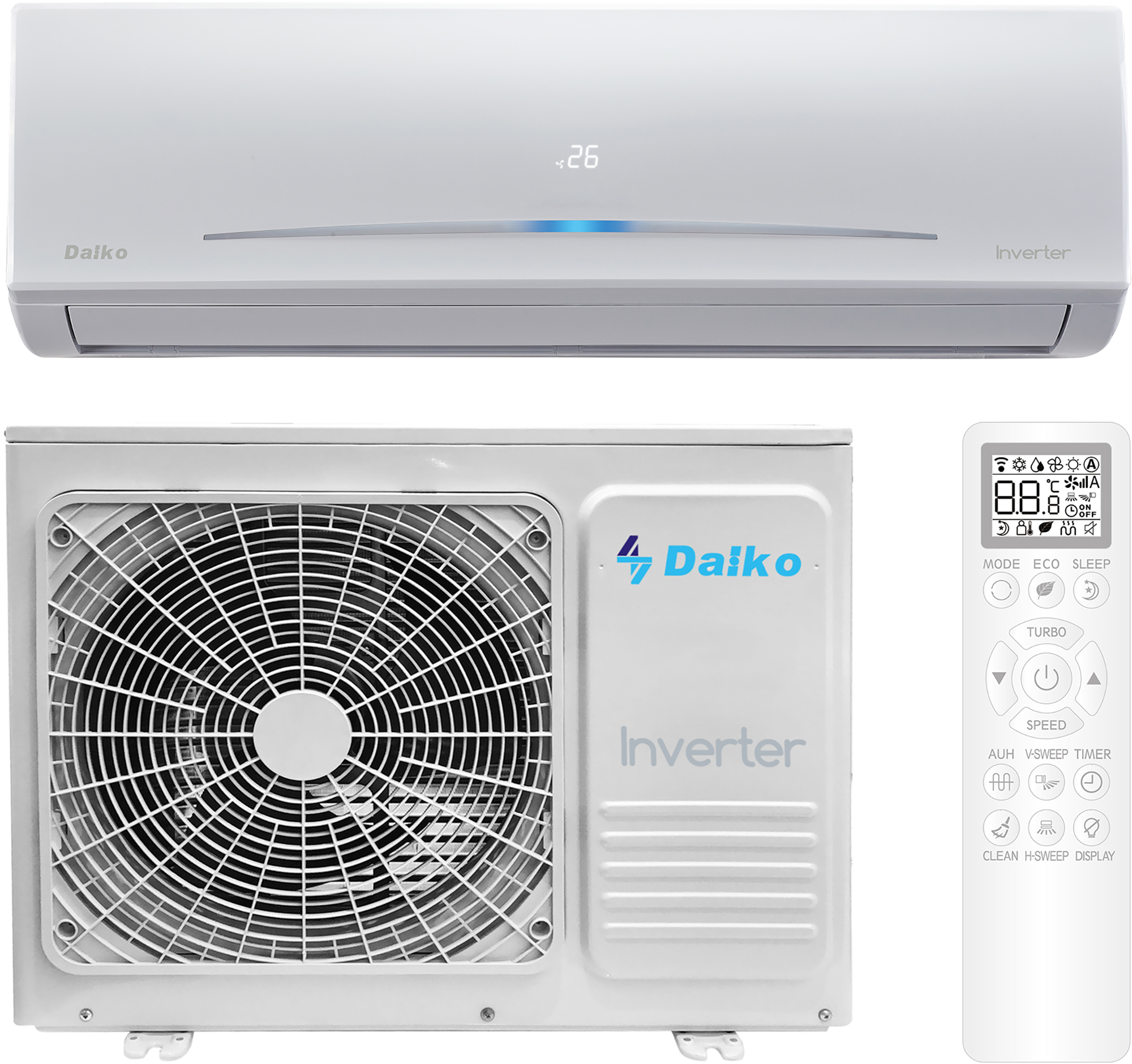 

Кондиционер Daiko ASP-H24INX21