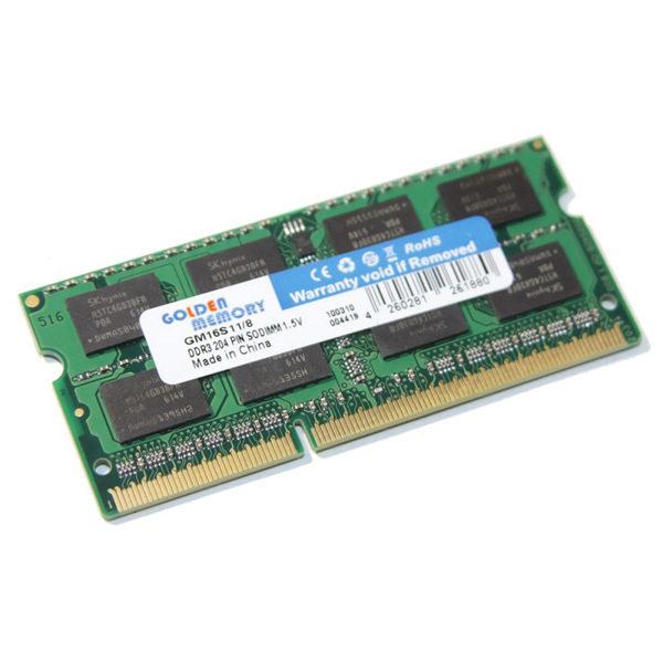 

Оперативная память Golden Memory SO-DIMM DDR3 1600MHz 8GB (GM16S11/8)