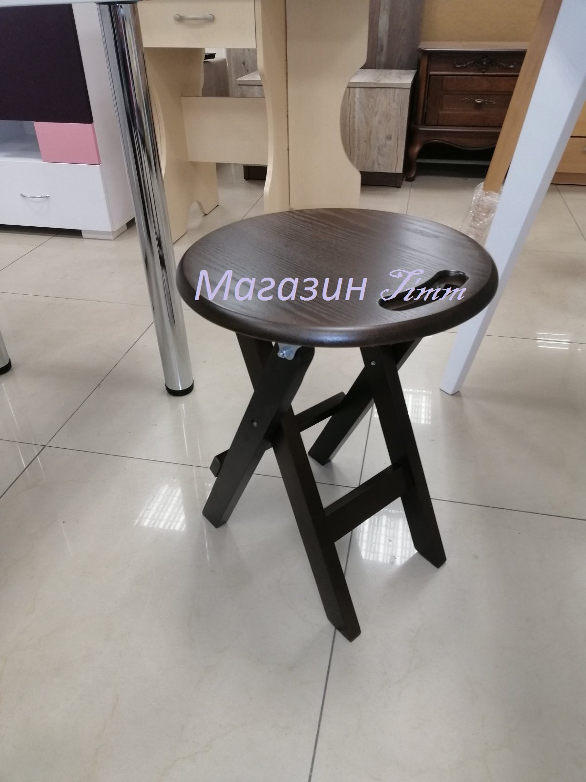 

Табурет Мелитополь мебель T69 кухонный Орех ММ-0036