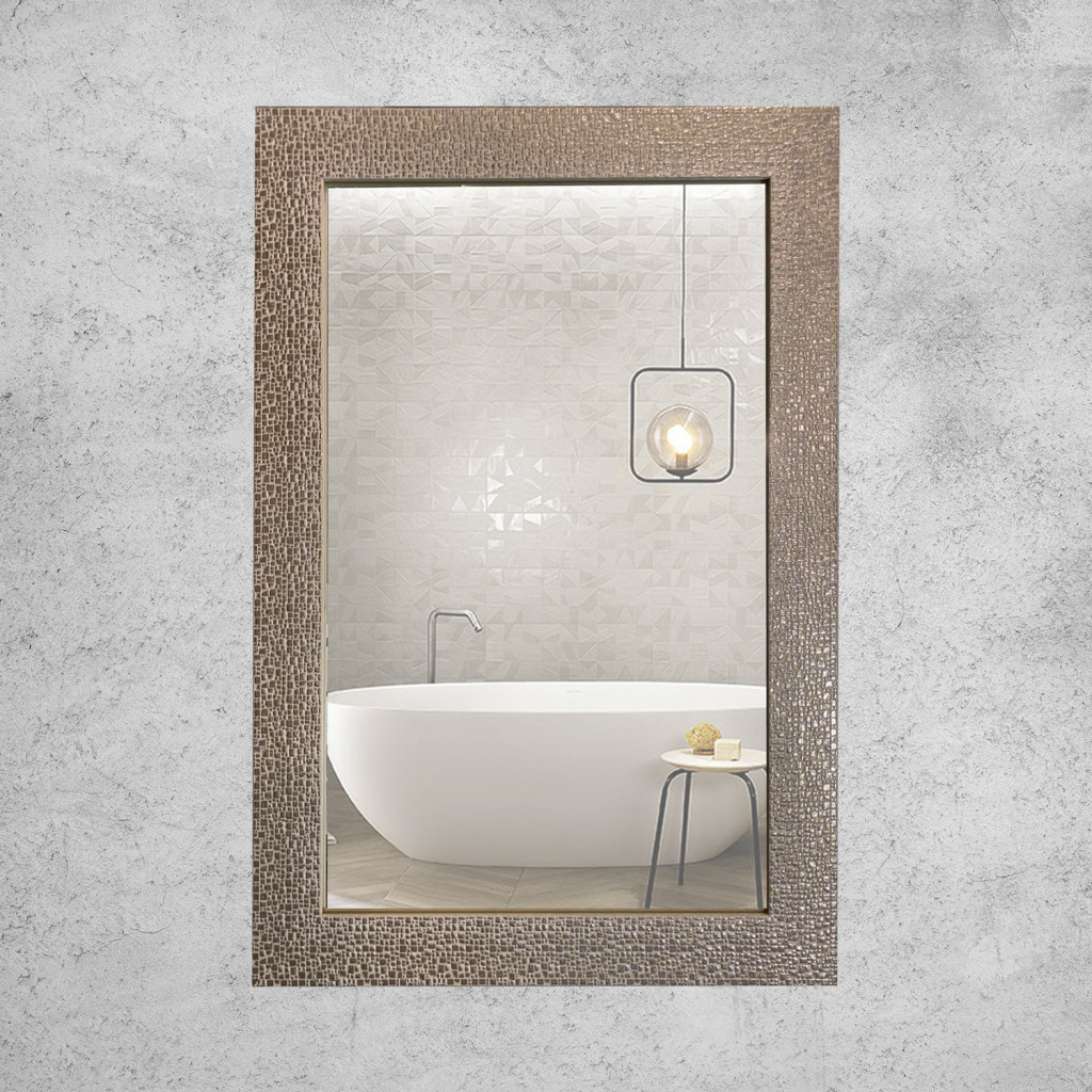 

Настенное зеркало IWARUM Textured Cubes Beige 84x114 бежевое (NSIW7616Б-05091-84114)