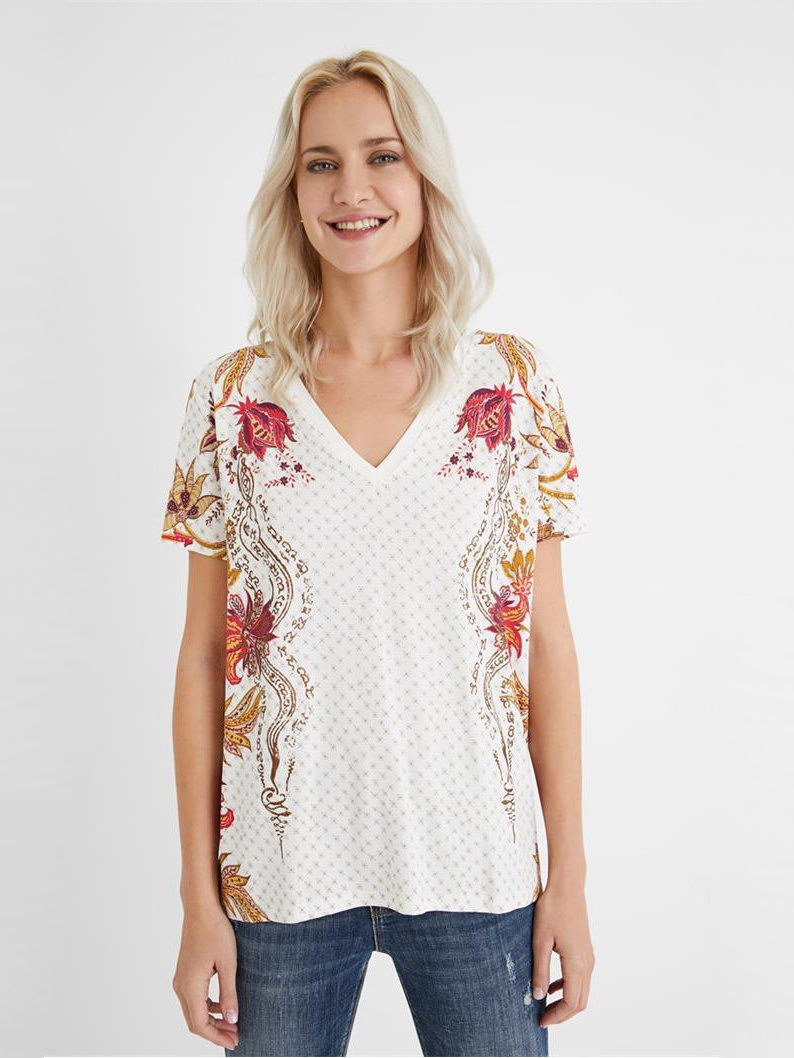 

Футболка Desigual 21SWTK18-1000 XS