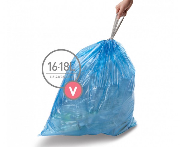 

Мешки для мусора плотные с завязками 16-18л SIMPLEHUMAN CW0269