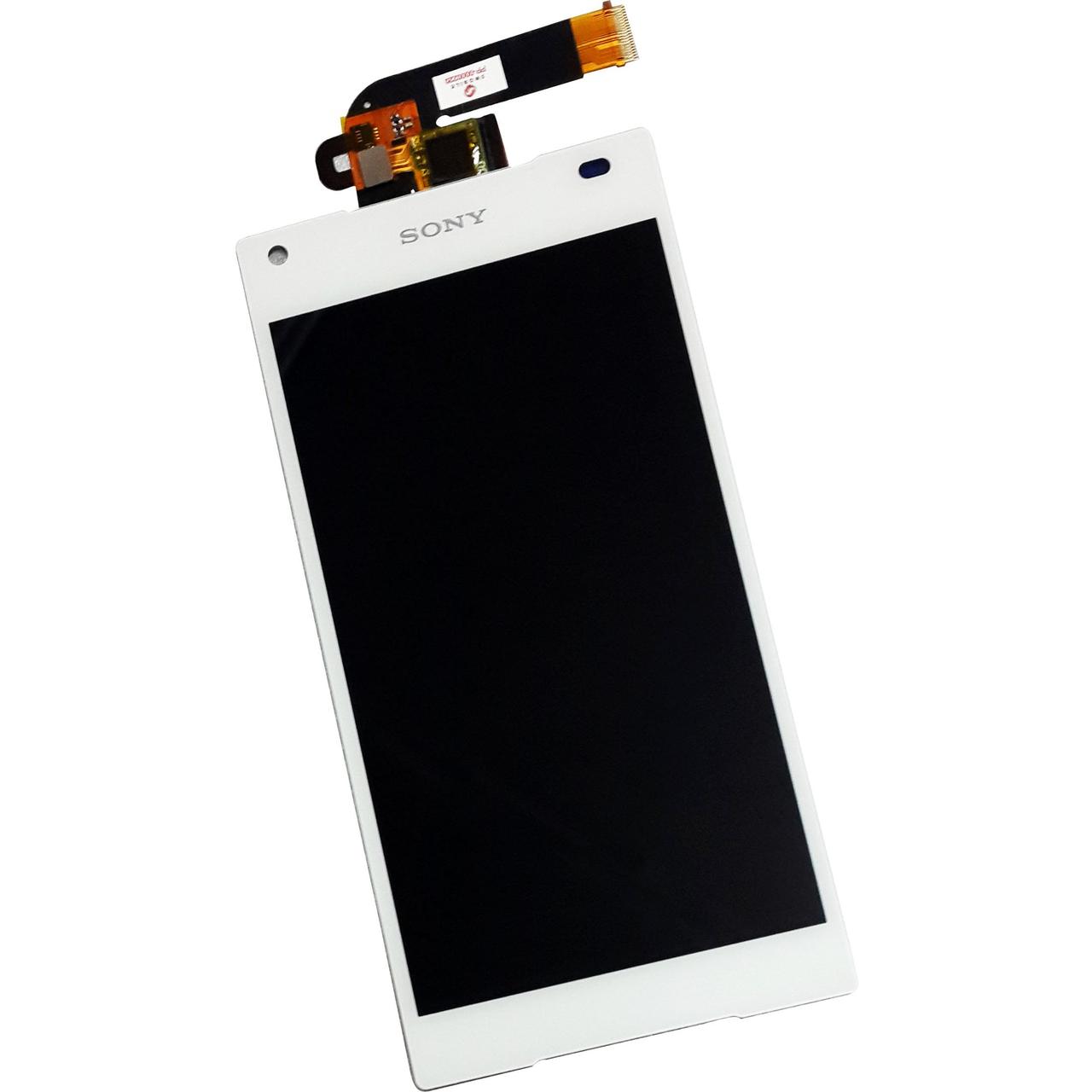 

Дисплей (экран) для Sony E5803 Xperia Z5 Compact Сони + тачскрин, цвет белый High Copy