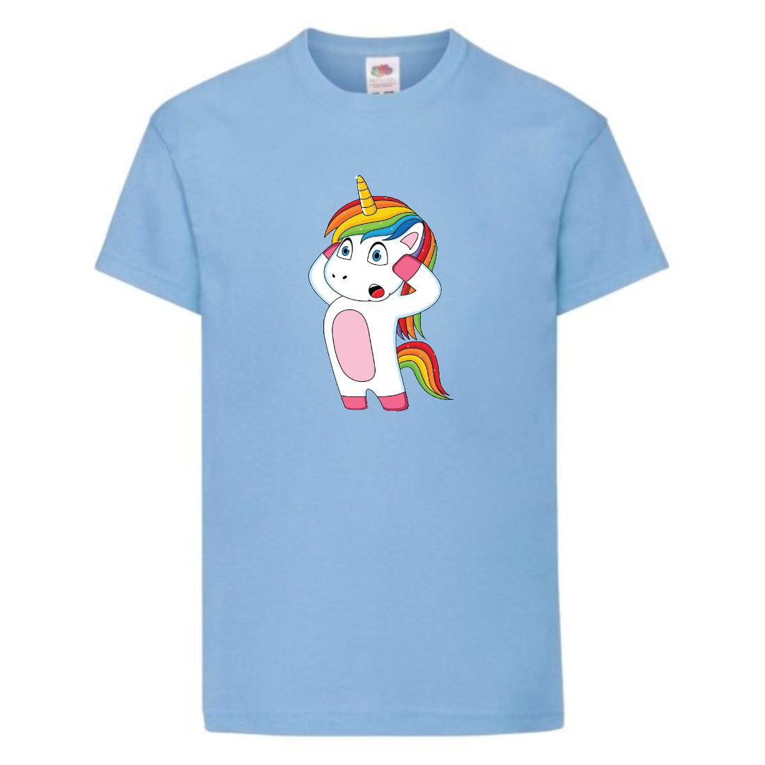 

Футболка детская Единорог 0016 (Unicorn) голубая (UNN lbl 0016)128 см