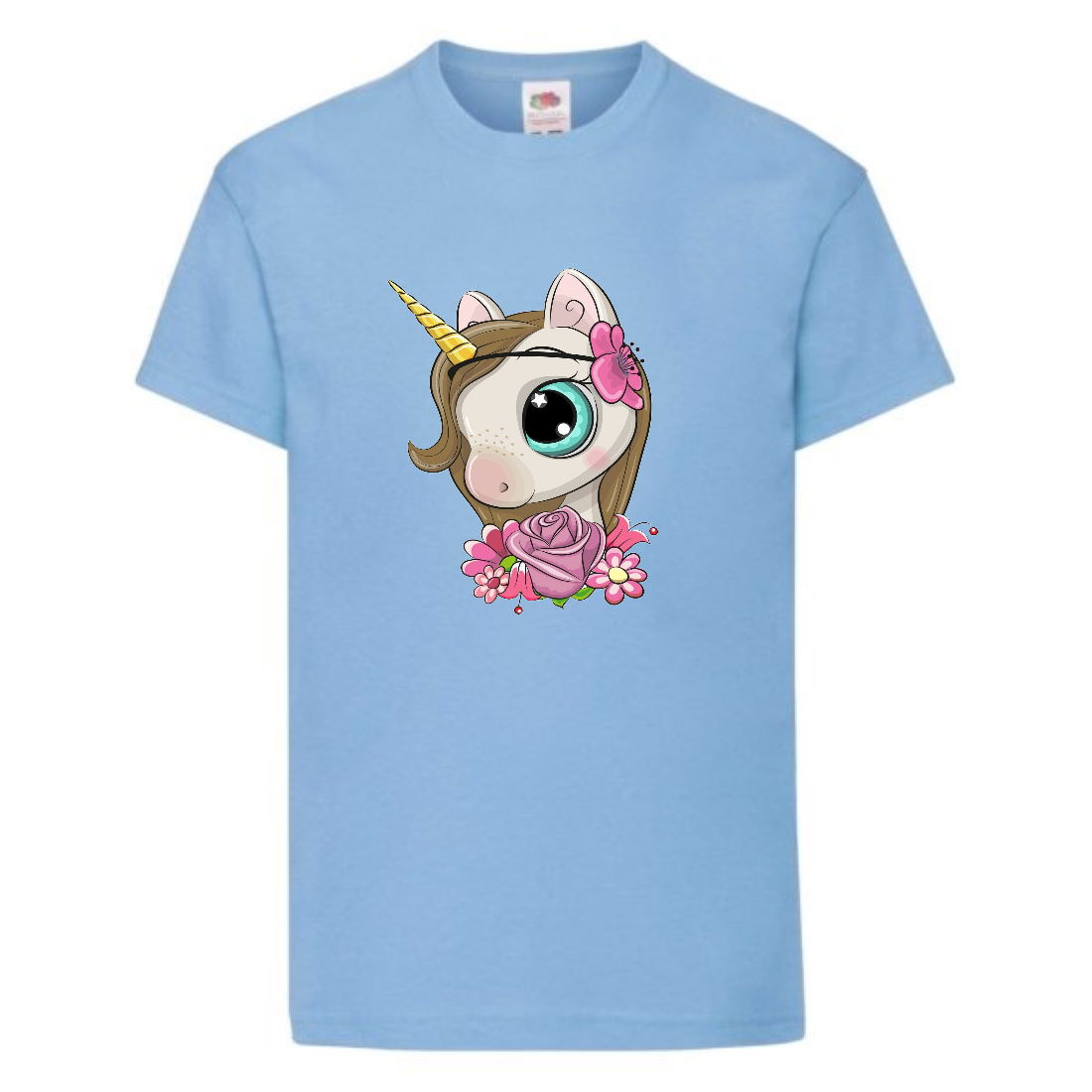 

Футболка детская Единорог 0041 (Unicorn) голубая (UNN lbl 0041)140 см