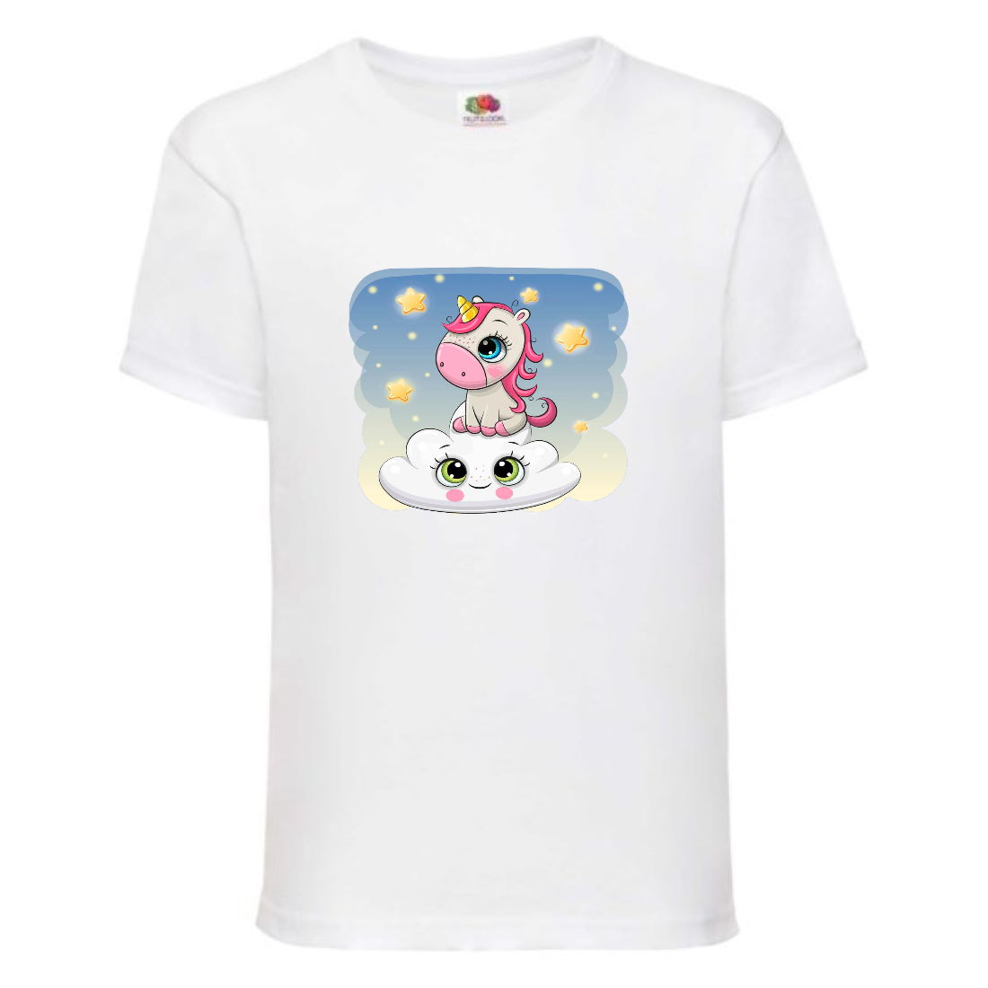 

Футболка детская Единорог 0028 (Unicorn) белая (UNN wh 0028)104 см