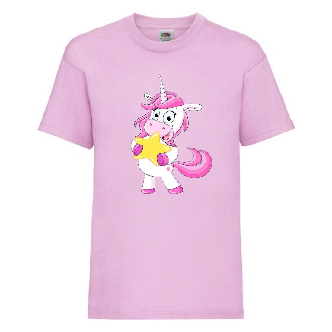 

Футболка детская Единорог 0021 (Unicorn) светлорозовая (UNN lipnc 0021)128 см