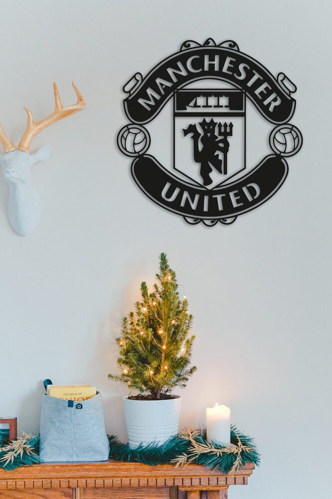 

Деревянная картина Для кафе, ресторанов Панно Manchester United 50х50 см