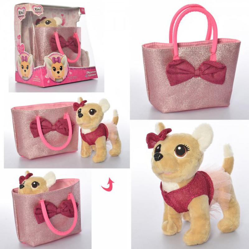 

Интерактивная собачка в сумочке Chin "Кикки" M 4504 I UA