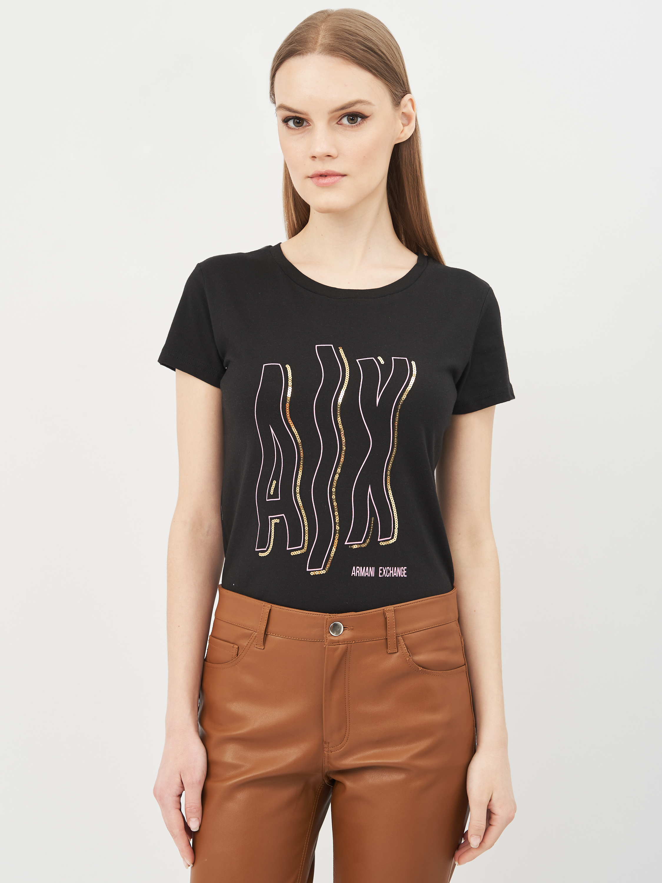 

Футболка Armani Exchange 10523.1  (48) Черная, Футболка Armani Exchange 10523.1 XL (48) Черная