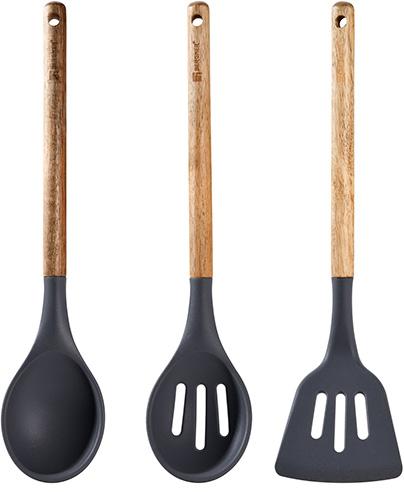 

Силиконовые кухонные аксессуары Greener 3 предмета Bergner DP83491