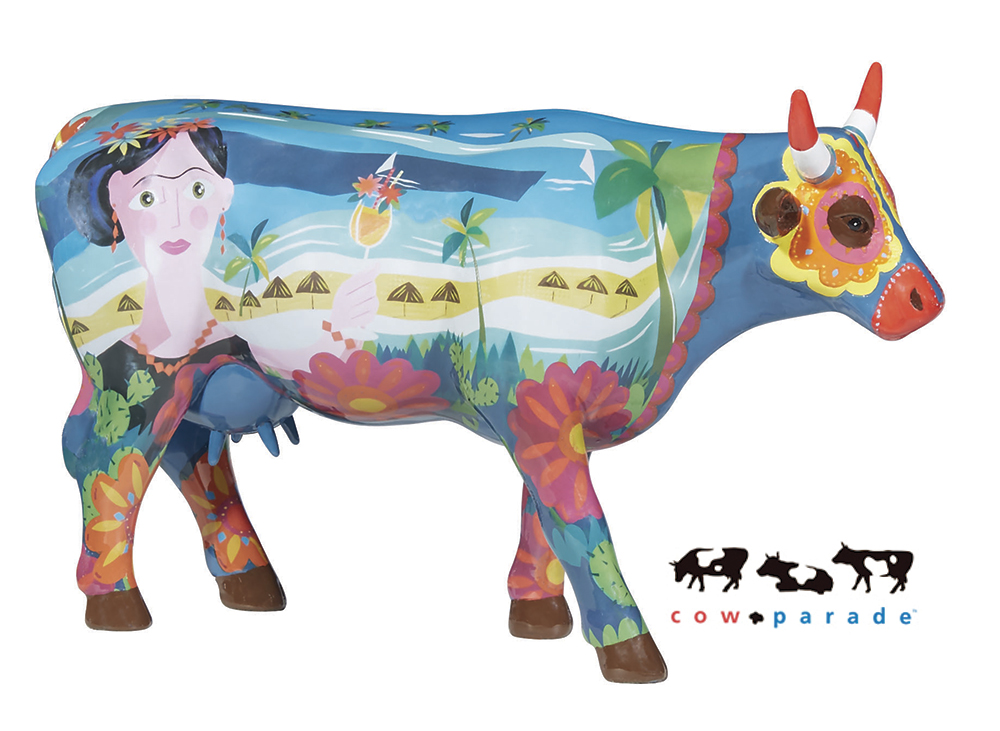 

Коллекционная статуэтка корова Frida vai  Cancn - wws-6684 Cow Parade 30 х 9 х 20 см