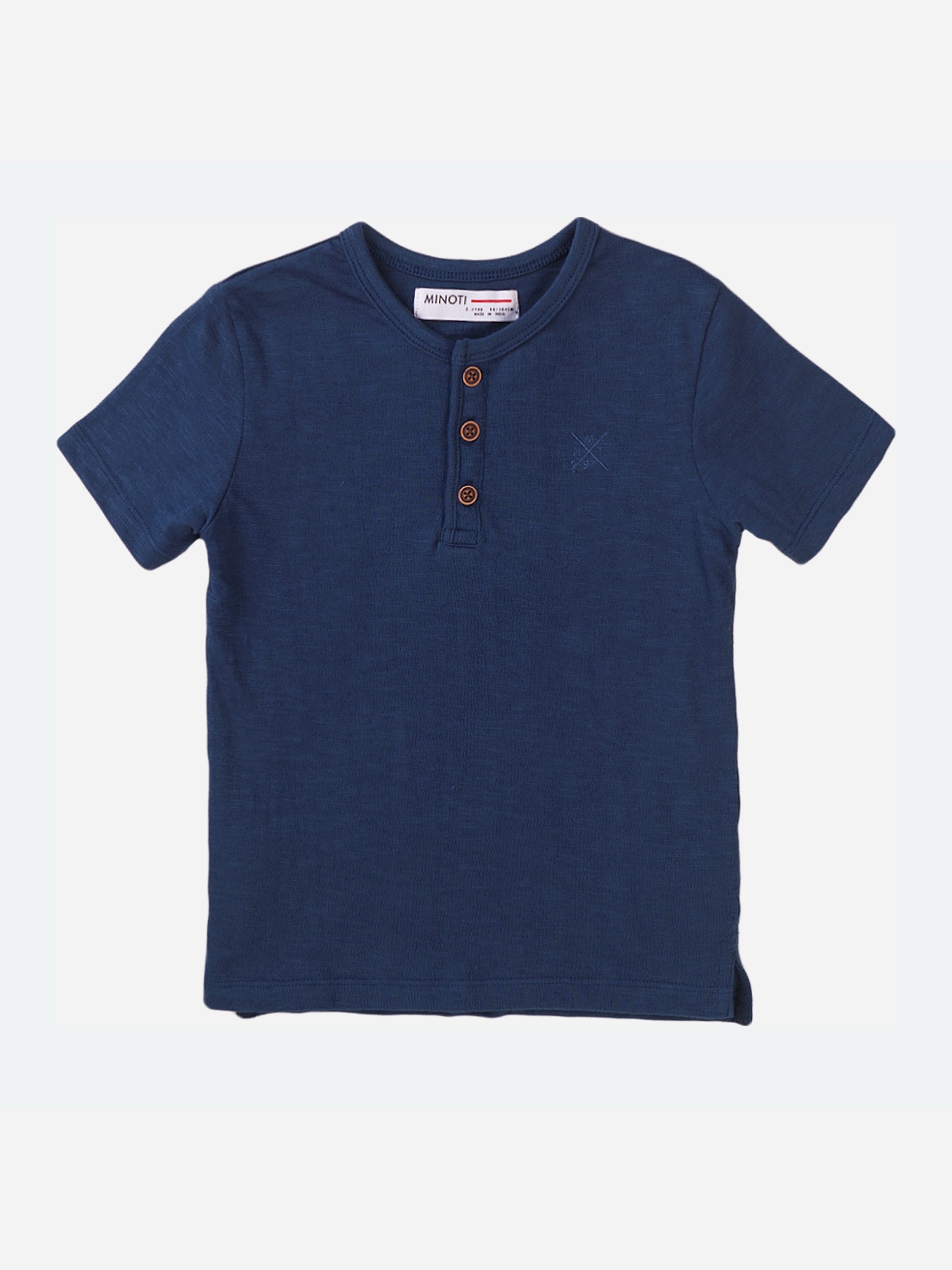 

Футболка Minoti 5HENLEY 3 16628 116-122 см Синяя