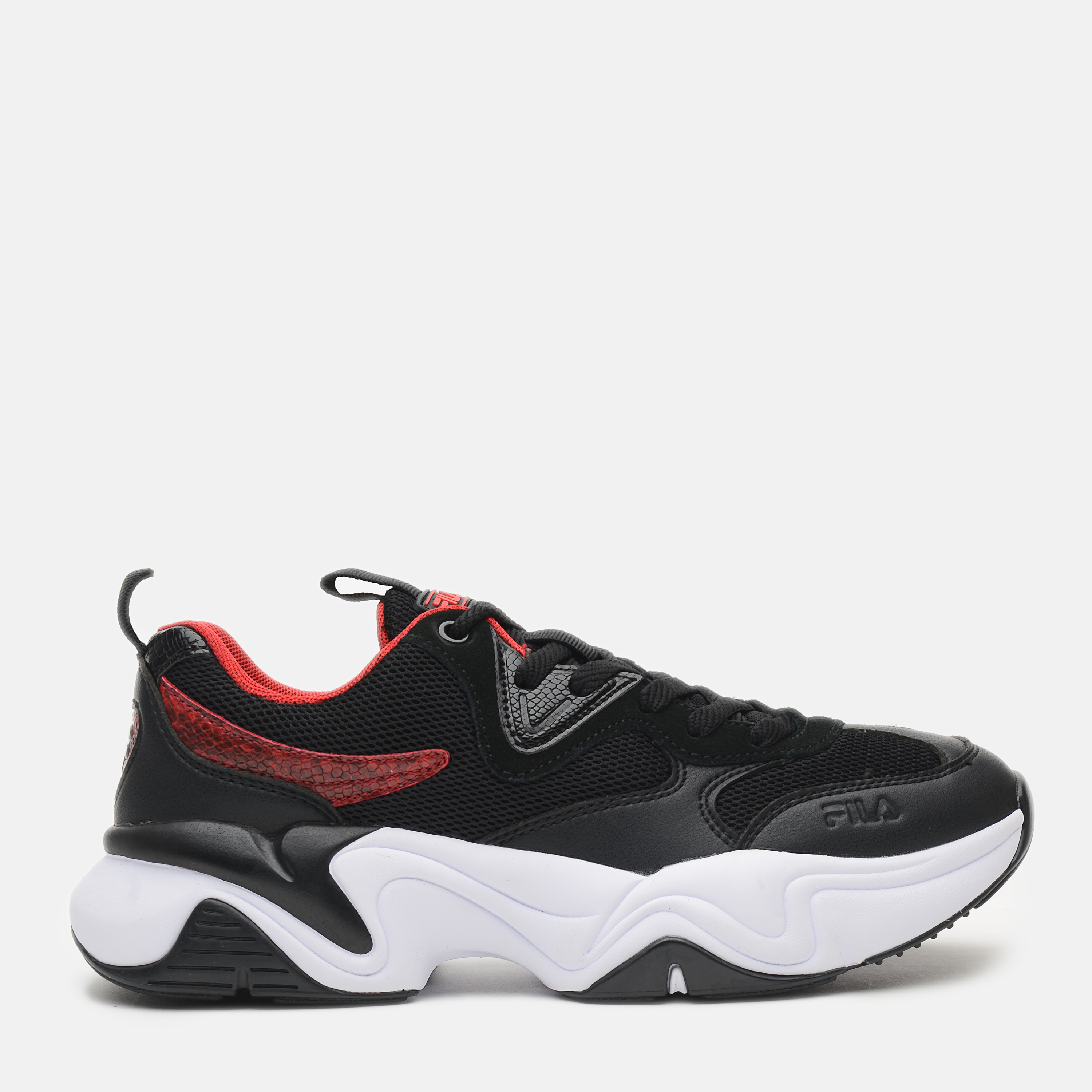 

Кроссовки Fila Nebula W Low 110098-BH 37 23.5 см Черные с красным